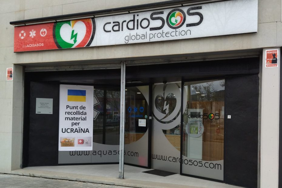 punto recogida material ucraina ucrania