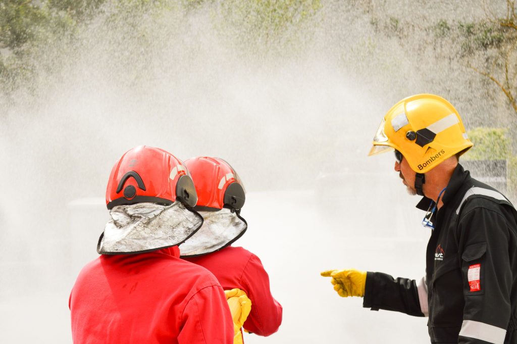 entreno-extinció-incendis-camp-de-foc