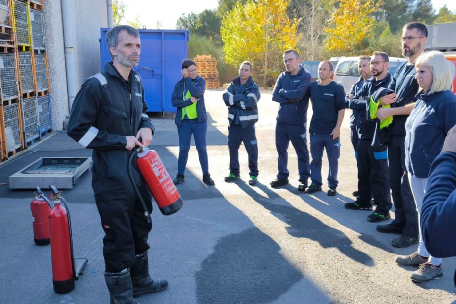 explicacion uso extintors formacio foc