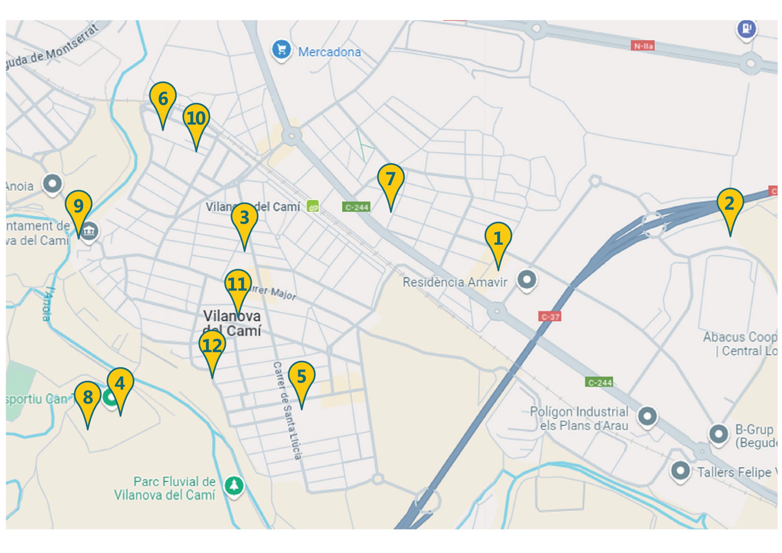 mapa DEAs vilanova per presentacio 01