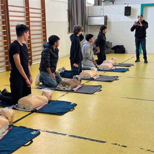 curs homologar en RCP i ús de DEA per estudiants